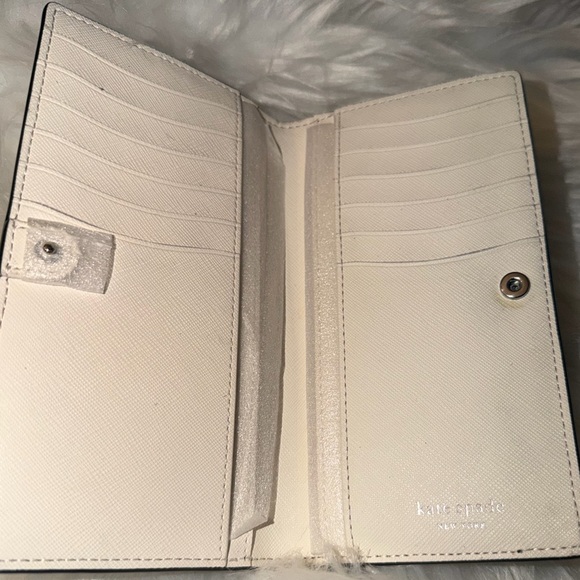 Kate Spade Black and Cream Polka Dot Wallet - Picture 5 of 9